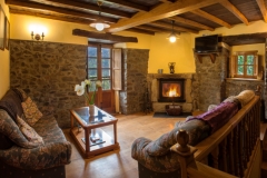 Casa de Aldea Vache, salón